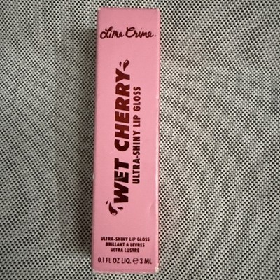 Lime Crime Wet Cherry Lip Gloss in SOUR Cherry - New In Box