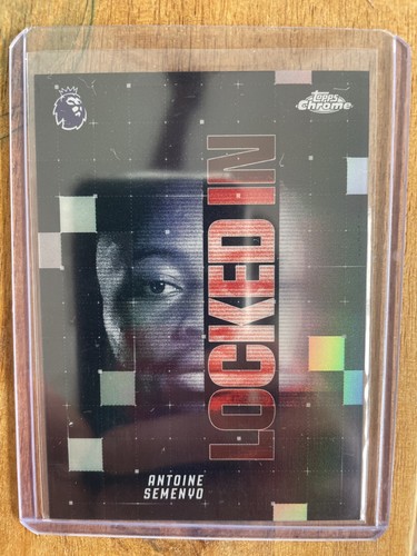 Antoine Semenyo #LI-9 2026 Topps Chrome Premier League Locked In card