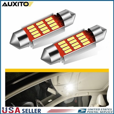 AUXITO 6000K White 6418 36MM LED License Plate Tag Light Bulbs for BMW Audi E