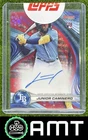 Junior Caminero RC 2024 Bowman's Best 2/5 Best of Auto Red Lava Refractor Rays