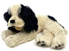 Steiff Cockie Cocker Spaniel Lying 1960s Mohair Squeaker 35cm 14in no ID Vtg