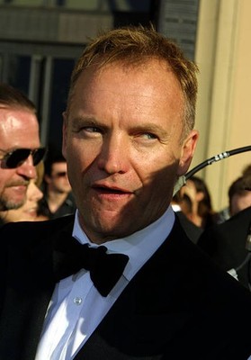 Sting during The 8th Screen Actors Guild Awards Arrivals at Shrine- Old Photo