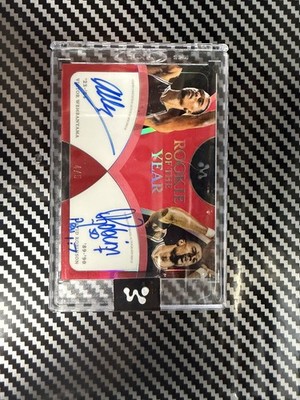VICTOR WEMBANYAMA DAVID ROBINSON 2023 TOPPS MERCURY VW-DR DUAL AUTO /5 RC