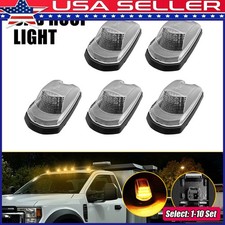 1-10xamber Led Cab Roof Marker Light Set Clear For 2017-22 Ford F-550 Super Duty 1-10xamber Led Cab Roof Marker Light Set Clear For 2017-22 Ford F-550 Super Duty