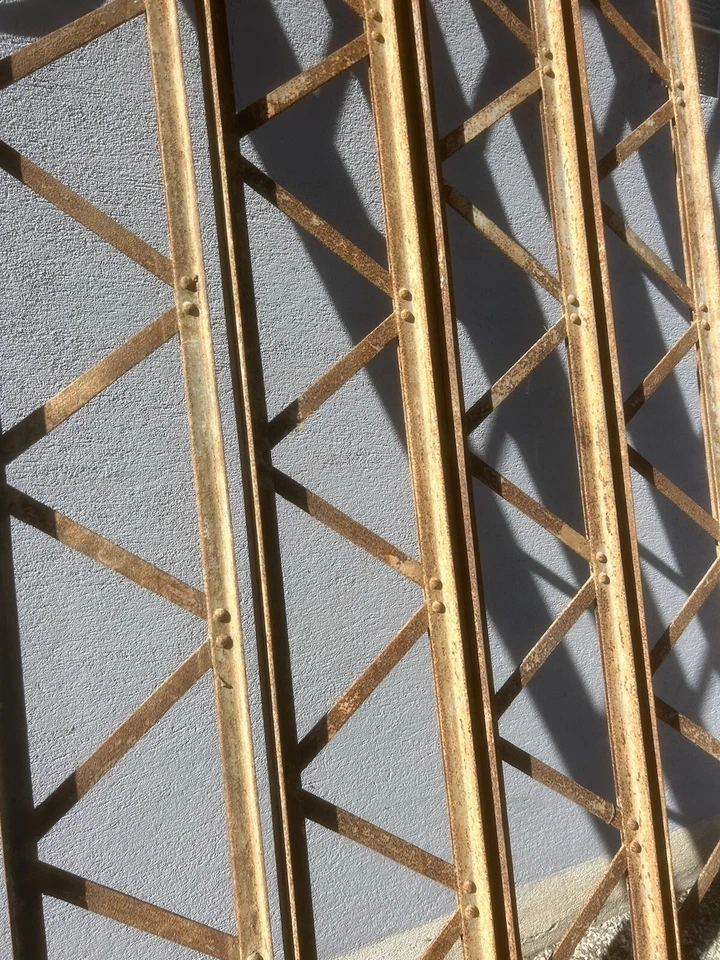 1x Poutre en Fer 3m Poutrelle Style Eiffel Riveté IPN Mobilier Industriel Usine - Photo 4/4