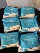 6 Pack Amazon Basics Makeup Remover Cleansing Wipes Hydrating Gentle 25 ct ea pk