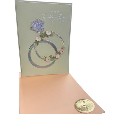 Papyrus His Hers Wedding Rings Wedding Card Greeting Card