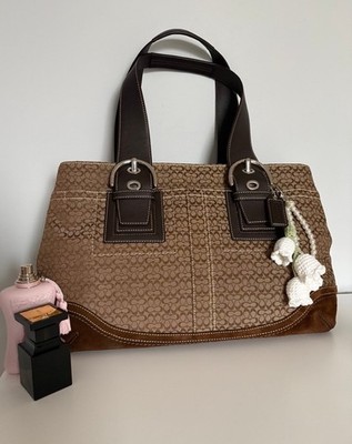 バッグ COACH Brown Soho Signature Tote Shoulder s-l400.jpg