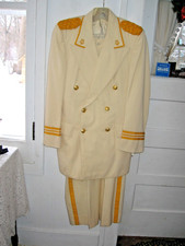 VINTAGE RARE US ARMY WW11 2 PC OFFICERS ORCHESTRA UNIFORM-FECHHEIMER BROS.