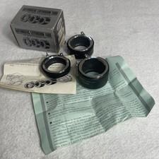 NIKON FTN Auto Focus Extension Tube Set 15mm 25mm 35mm Box Specs Nikomat VTG