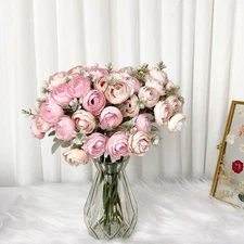 Flower Bud 1 Bouquet Artificial Flower Holding Fake Flowers Home Decor