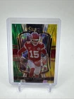 2025 Panini Select - Premier Level Patrick Mahomes II #107 Green & Yellow Shock