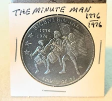 Bicentennial Minuteman Token 1776-1976 