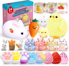 24Pack Taba Squishy Toys Kit - Squishy Fidget Toys Party Favors for Kids 8-12...