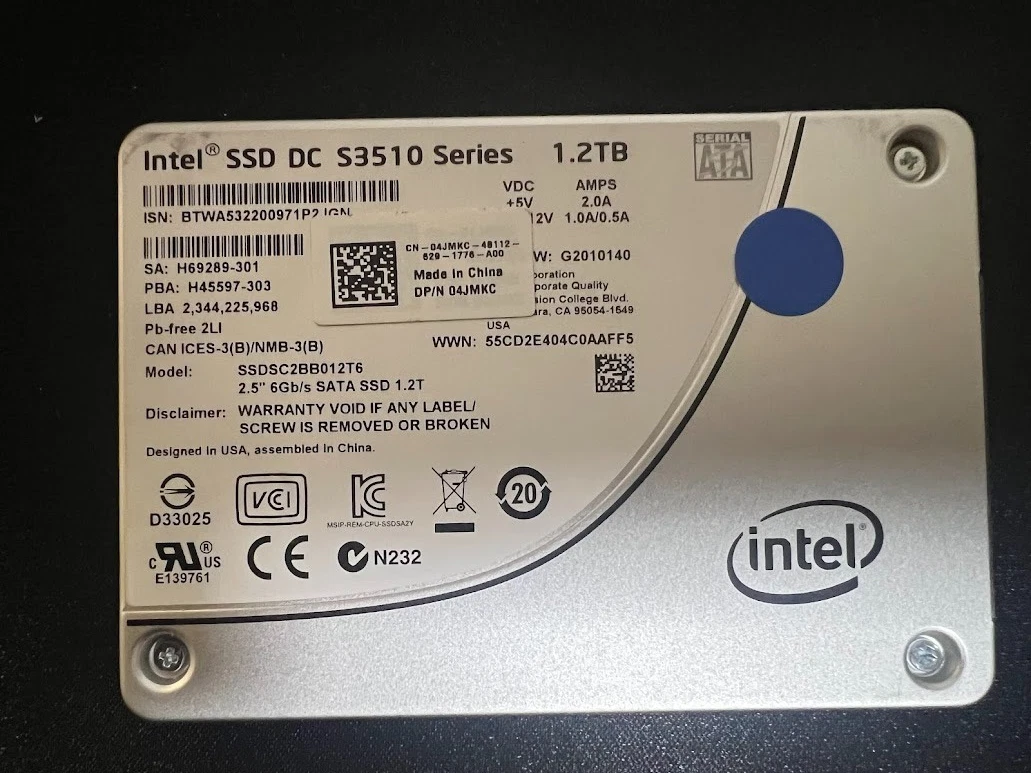 Intel SATA I Hard Drives (HDD, SSD & NAS) for sale | eBay
