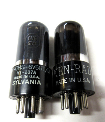 Sylvania Ken Rad Jan 6V6 GT / VT-107A (2)
