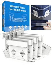 Bed Sheet Holders for Corners Keep Sheets Firm  Tight of 4PCS - Heavy Duty