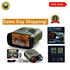 Advanced 4K Night Vision Goggles - 8X Zoom, 7-Level Infrared & 10-Hour Battery