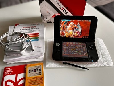 Nintendo 3DS XL OVP| Rot Schwarz | Top Zustand | Pokemon Zelda etc Spiele