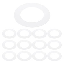 3.6" ID 5" OD Plastic Trim Ring, 12 Pcs Ceiling Light Goof Rings Matte Circul...