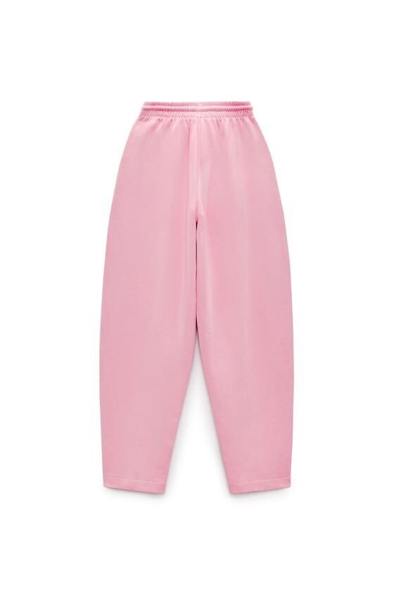ZARA BARBIE™ THE MOVIE JOGGING PANTS JOGGERS SWEATPANTS Pink High