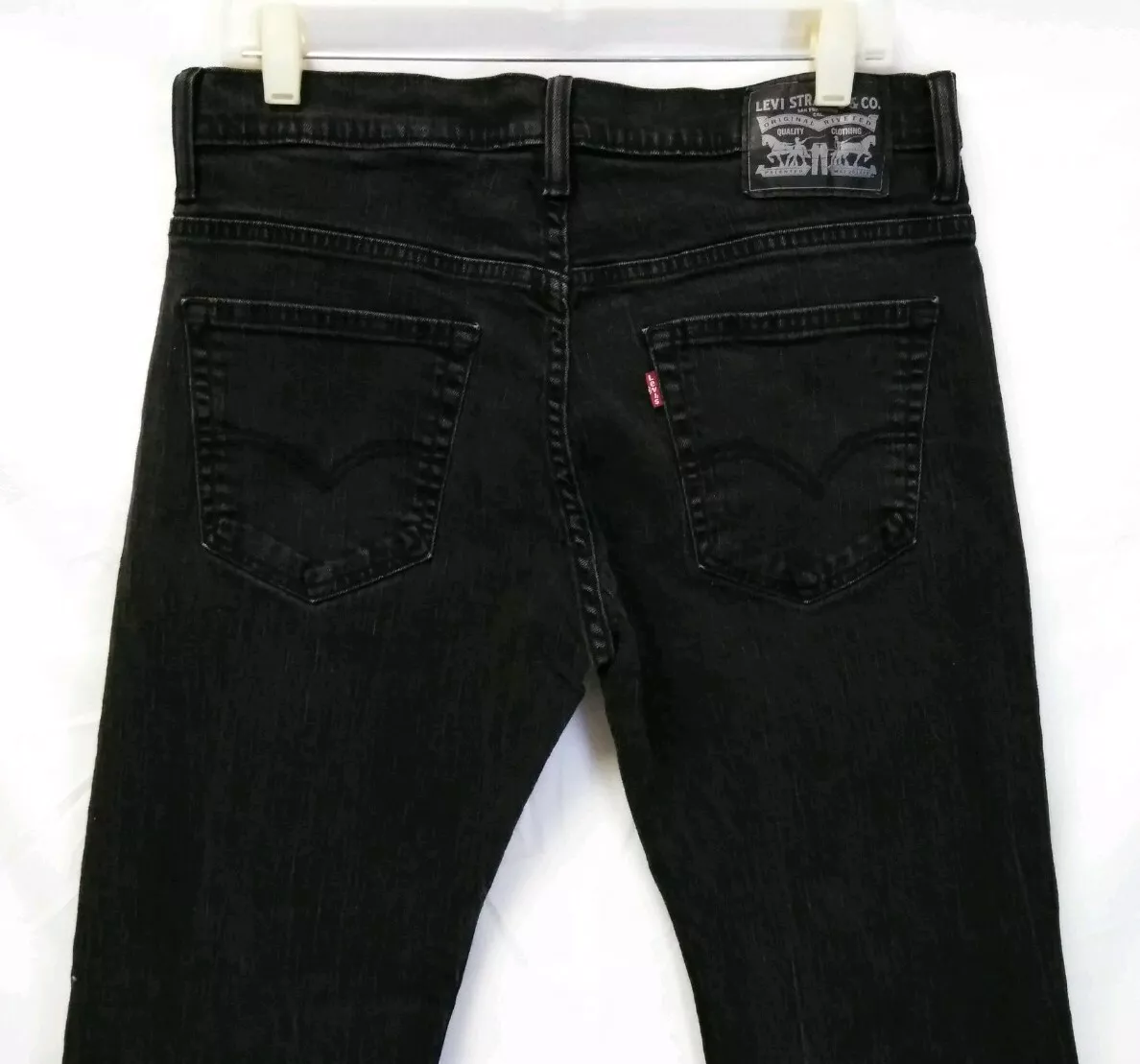 Levi's® MILE HIGH SUPER SKINNY - Jeans Skinny Fit - black galaxy/black denim  - Zalando.co.uk