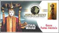 AO-4143h-3, 2007, Star Wars, DCP, Add On Cachet, Padme Amidala, SC 4143H, DCP