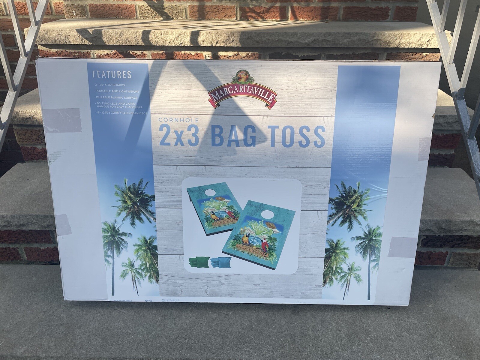 Jimmy Buffet Margaritaville CORNHOLE BEANBAG TOSS GAME w Bags Game