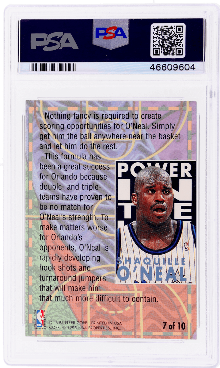 【Shaquille O'Neal】10シリ PSA Natinal Conv SHAQUILLE O' NEAL RC PSA 10 SHAQ 1993 UD European Edition