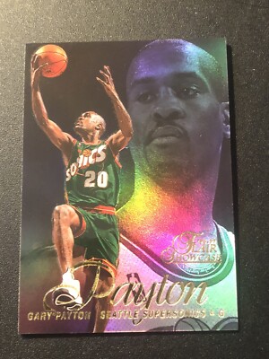 1996-97 Flair Showcase Row 2 Gary Payton #7 HOF