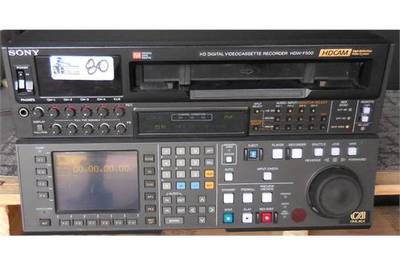 Sony HDW-F500 HDCAM w/ HKDV-501A, 507D, Telefile and C.2760 drum hrs