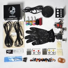 KA 2pcs Guns Machine Supply Set Equipment Complete Tattoo Starter Kit