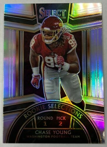 2020 Panini Select Rookie Selections Silver Prizm Chase Young #RS-2 Rookie RC