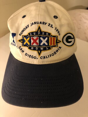 SUPER BOWL XXXII 32 Cap Green Bay Packers San Diego Vintage 1998 Football