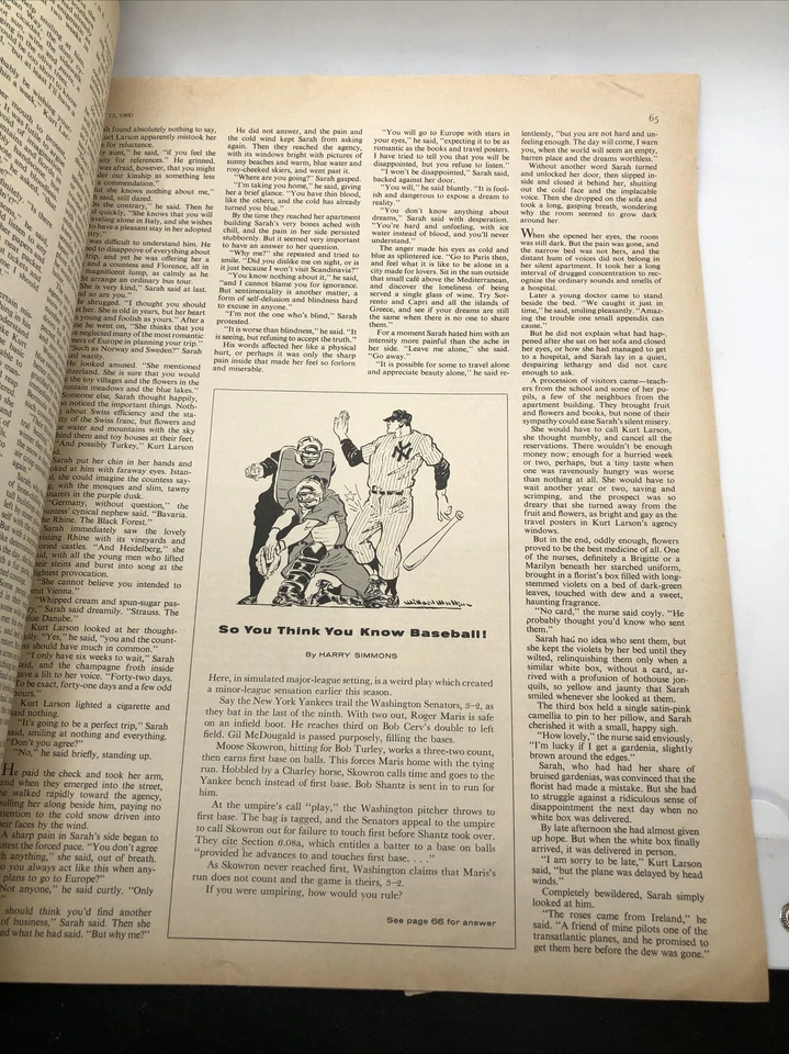 The Saturday Evening Post August 13 1960 Italian Actress Gina Lollobrigida Cover - Image 3 of 4