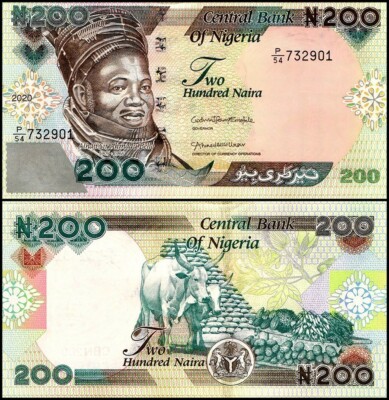 Nigeria 200 Naira, 2020, P-29t, UNC