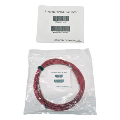 Hitachi Ethernet Cable-5M-RJ45 IP0662-14-S Patch Cable RJ-45 Cat6 CMR red NEW