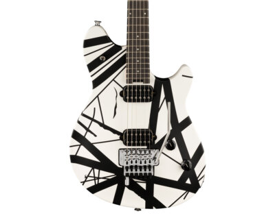 EVH Wolfgang Special Satin Striped Electric Guitar - Black/White
