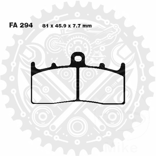 EPFA294HH EBC Brake Pads Sintered EPFA Fits BMW K 1300 R 518 - Picture 1 of 5