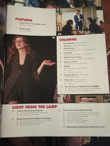 Magazine Rachel Wax Genii avril 2024 - Photo 2/3