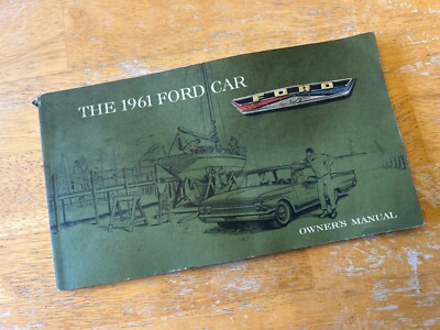 VINTAGE 1961 Ford Owner s Manual  Galaxie  Big Fords