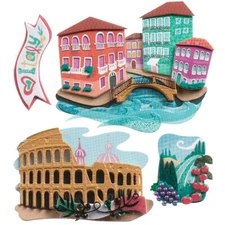 Jolee's Boutique Embellishments - ITALY - 4 pcs