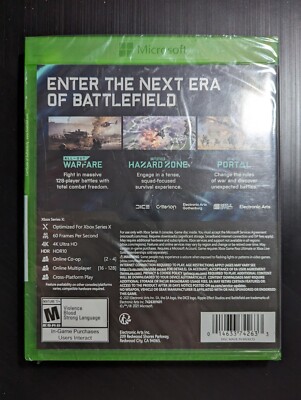 Battlefield 2042 Xbox Series X Brand New Sealed Copy 4K Ultra HD