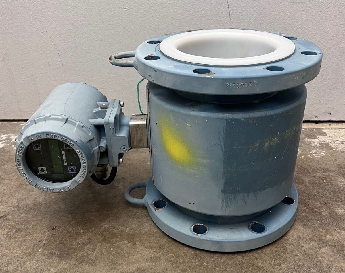 Rosemount Magnetic Flow Meters 6 Inch 8705AHA060S1M0K5B3 6 Rosemount Magnetic Flow Meters 6 Inch 8705AHA060S1M0K5B3 6