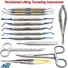 Implant Tunneling Procedure Kit Periodontal Gum Grafting Tissue Surgery Tools CE