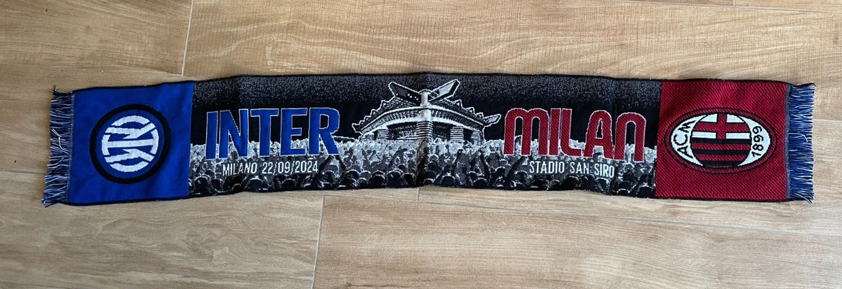 Sciarpa AC Milan Ufficiale - Jacquard, 100% Acrilico, Made In Italy - Foto 6