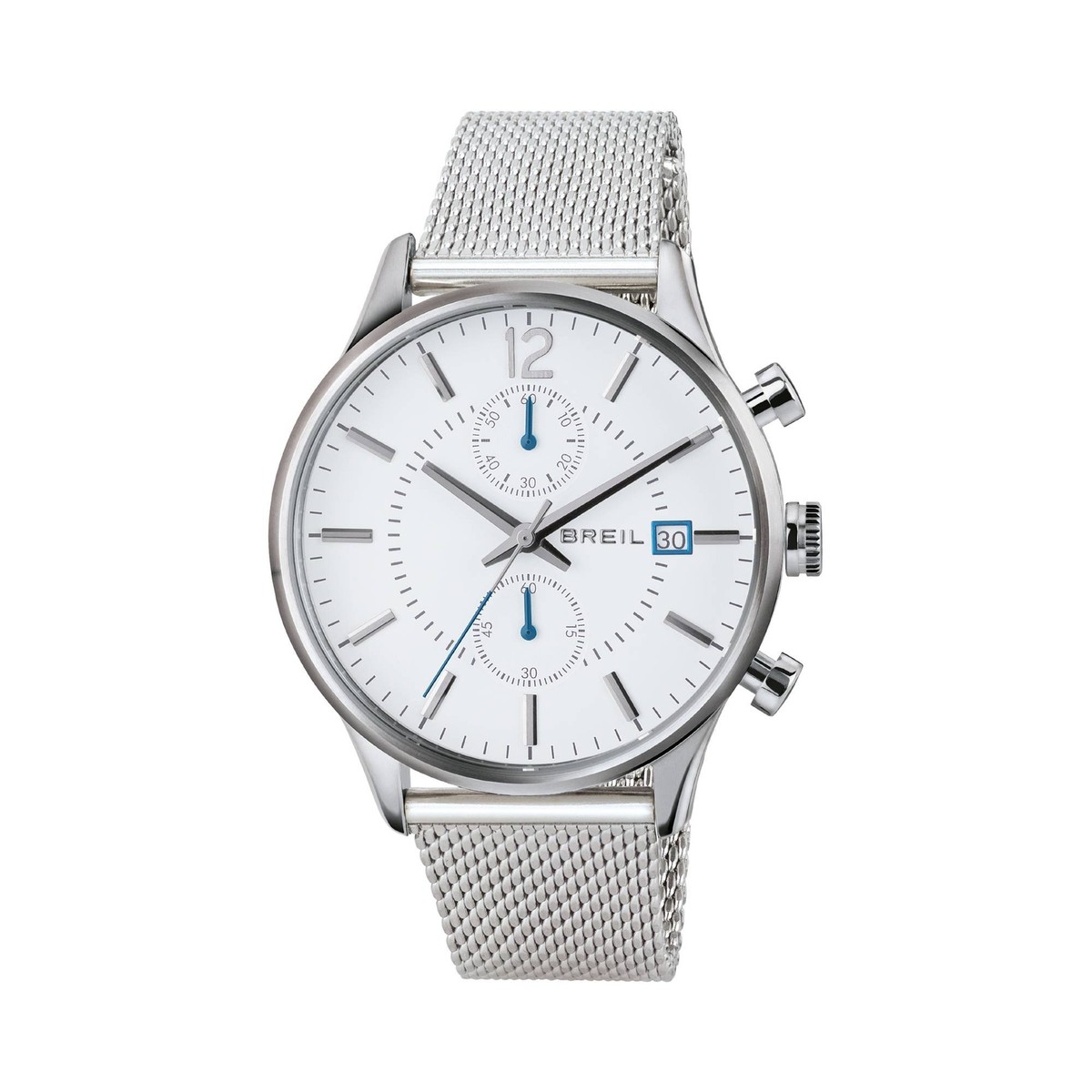 Breil Contempo TW1648 Watch Milanese Mesh White Men 40mm