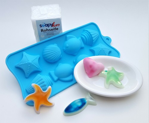 Silikonform Gießform KERAflott Seifengießen Pralinenform Eiswürfel Schokolade - Bild 42 von 88
