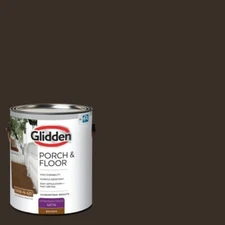 Home Garden Porch Floor 1 Gal. Brown Satin Interior Exterior Paint with Primer