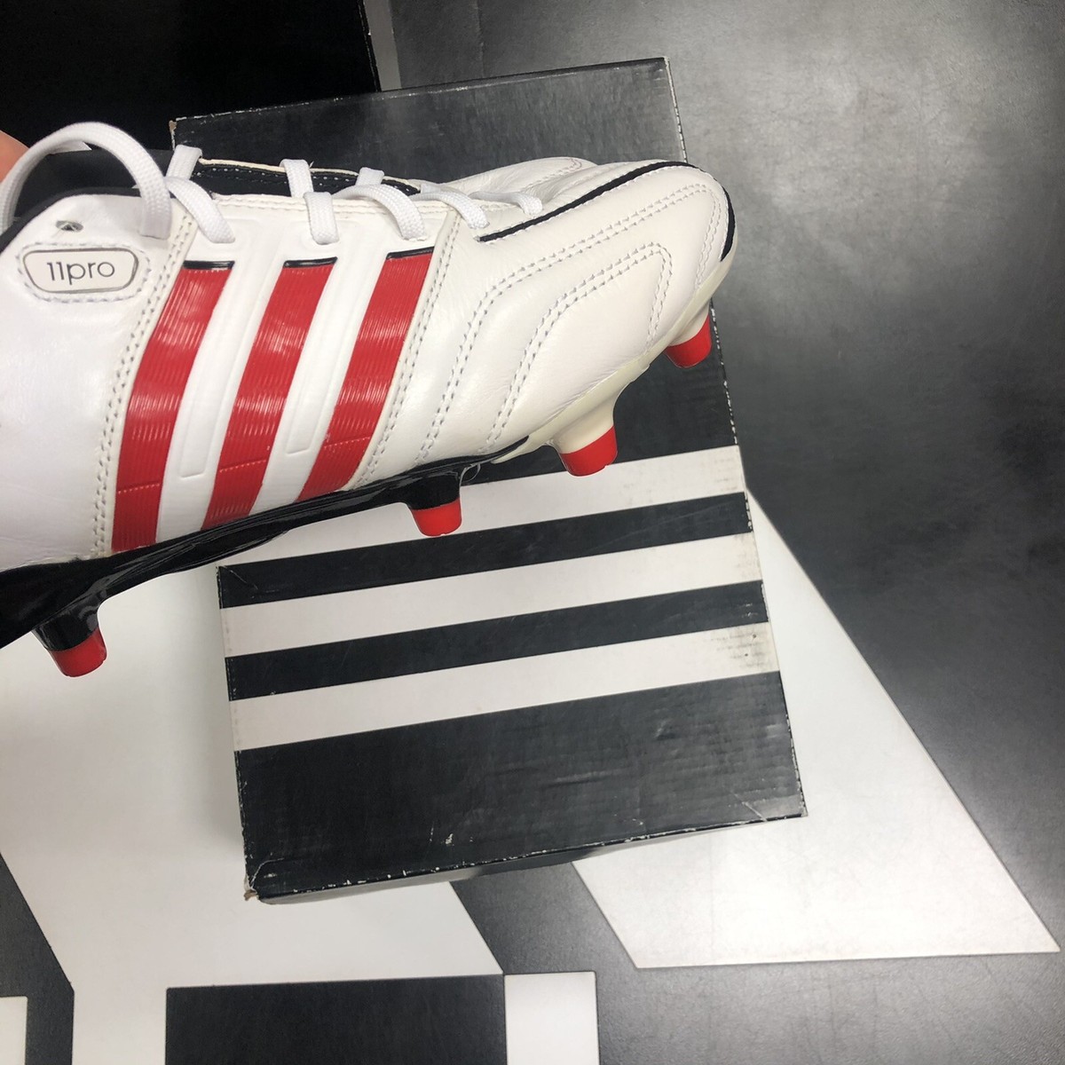 adidas adipure 11Pro TRX FG Q23805 White Red Soccer Cleats
